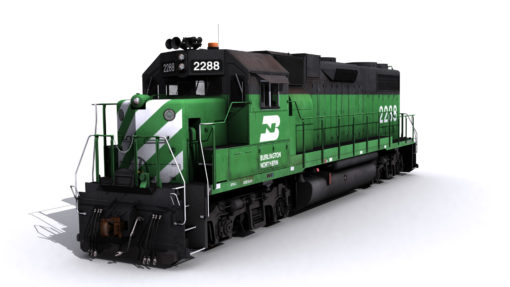 Burlington Northern exSLSF GP38-2