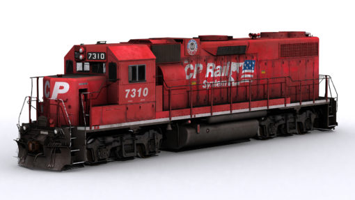 CP GP38-2 Dual Flag exD&H