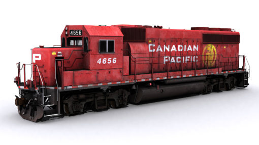 Canadian Pacific GP40-2 Phase II exB&M