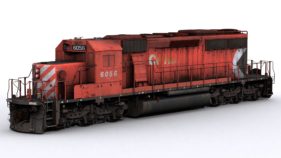CP SD40-2 B UNIT 6000 Series