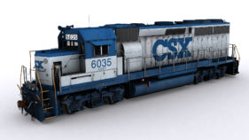 CSX b GP40-2
