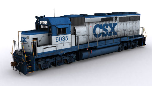 CSX b GP40-2