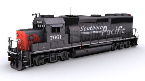 SP GP40-2 Phase II with Speed Lettering Logo