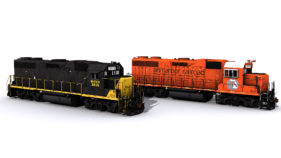 WAMX GP38 Black Ann Arbor Heritage