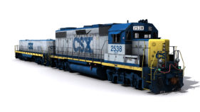 CSX GP38-2 with Slug