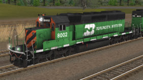 Burlington Northern SD40-2 Phase IIa1