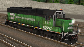 BNSF White Face GP50 Phase II