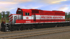 WSOR Non Dynamic SD40-2