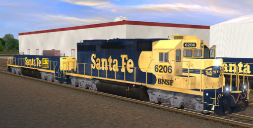 ATSF BNSF with slugs SD39 - Image 3