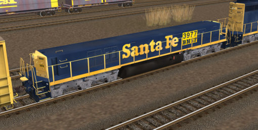 ATSF BNSF with slugs SD39 - Image 2