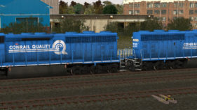 CSX Patched Conrail SD45-2