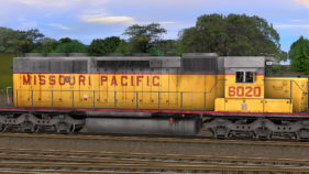 Missouri Pacific SD40-2c Canary Block
