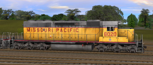 Missouri Pacific SD40-2c Canary Block