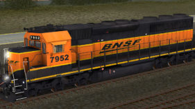 BNSF H3 SD45-2 derated to SD40-2R