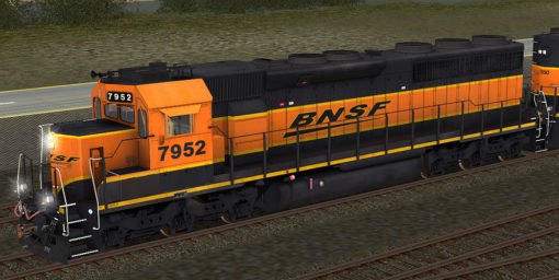 BNSF H3 SD45-2 derated to SD40-2R