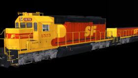 ATSF Kodachrome with slugs SD39