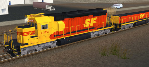 ATSF Kodachrome with slugs SD39 - Image 2