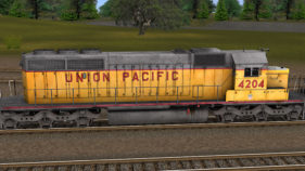 UP Block Lettering SD40-2