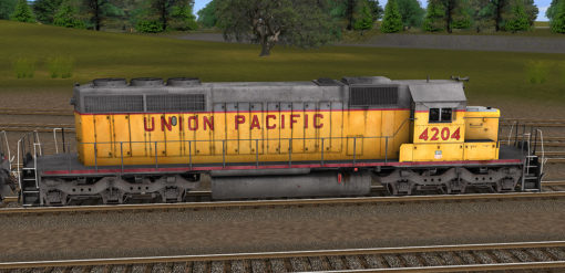 UP Block Lettering SD40-2