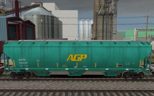 AGPX Trinity 3-Bay Covered Hopper