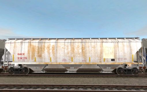 GACX Trinity 3-Bay Covered Hopper 1