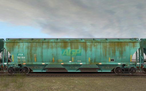JTSX Trinity 3-Bay Covered Hopper - Image 6