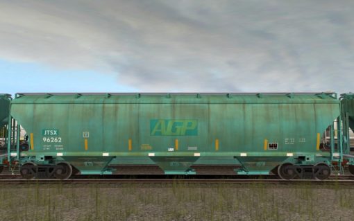 JTSX Trinity 3-Bay Covered Hopper - Image 5
