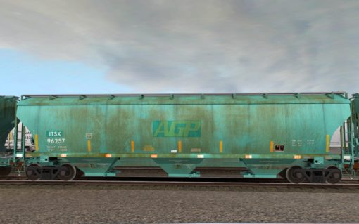 JTSX Trinity 3-Bay Covered Hopper - Image 4