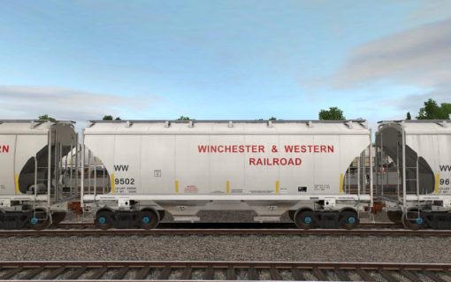 WW Trinity 2-Bay Covered Hopper - Image 4