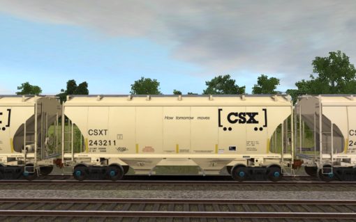CSXT Trinity 2-Bay Covered Hopper - Image 5