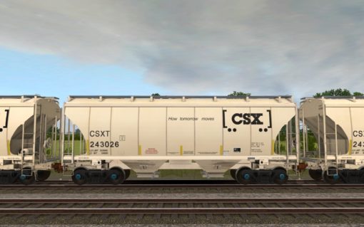 CSXT Trinity 2-Bay Covered Hopper - Image 4