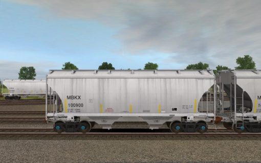 MBKX Trinity 2-Bay Covered Hopper