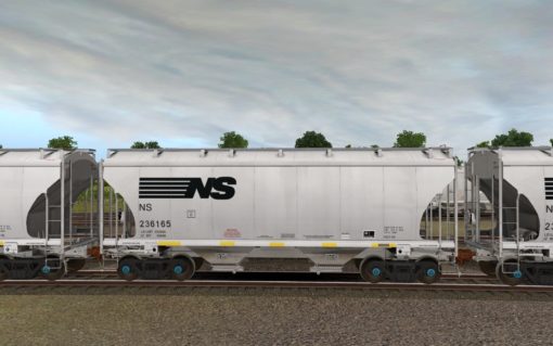 NS Trinity 2-Bay Covered Hopper - Image 6
