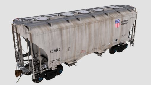CMO Trinity 2-Bay Covered Hopper - Image 3