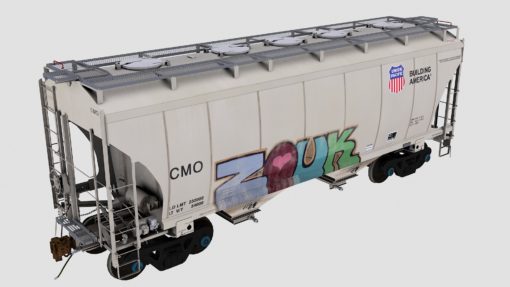 CMO Trinity 2-Bay Covered Hopper - Image 2