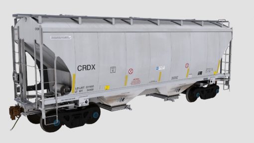 CRDX Trinity 2-Bay Covered Hopper - Image 3