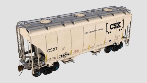 CSXT Trinity 2-Bay Covered Hopper - Image 2