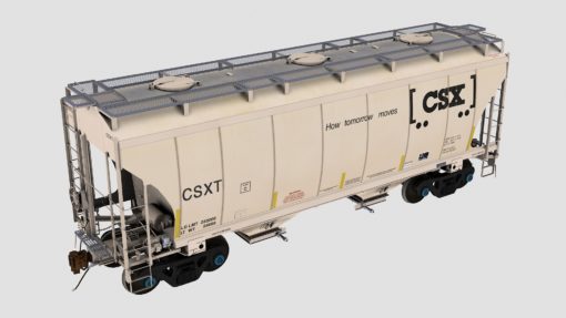 CSXT Trinity 2-Bay Covered Hopper