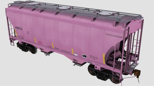 HWCX Trinity 2-Bay Covered Hopper - Image 3
