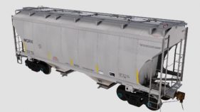 MQRX Trinity 2-Bay Covered Hopper