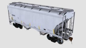 NAHX Trinity 2-Bay Covered Hopper