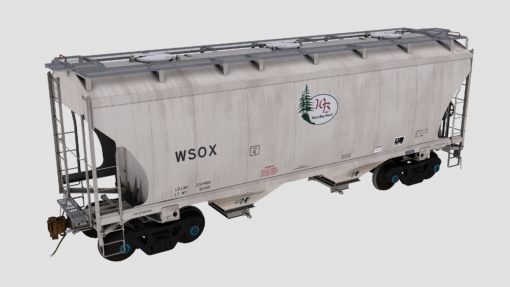 WSOX Trinity 2-Bay Covered Hopper - Image 3