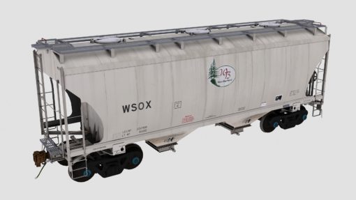 WSOX Trinity 2-Bay Covered Hopper - Image 2