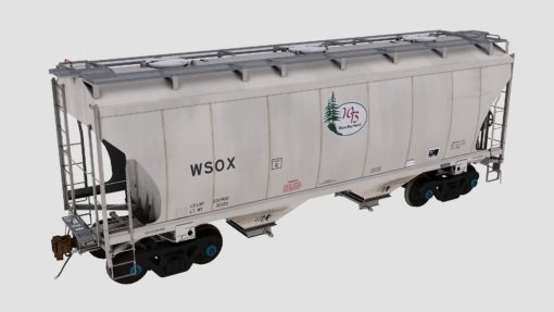 WSOX Trinity 2-Bay Covered Hopper