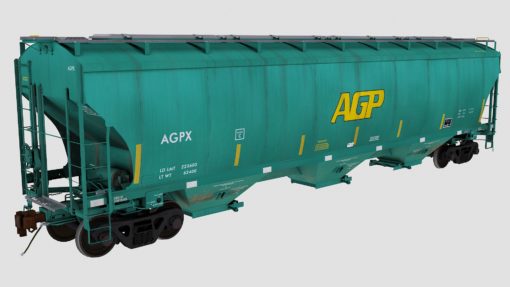 AGPX Trinity 3-Bay Covered Hopper