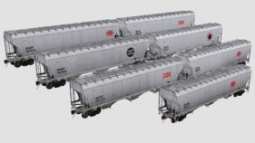 BNSF Trinity 3-Bay Hopper Heritage Mega-Pack