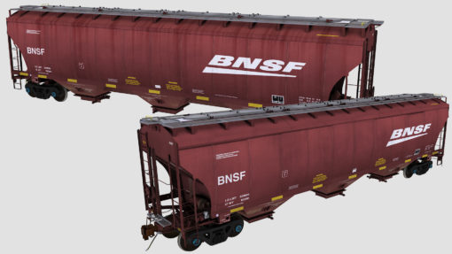 BNSF Trinity 3-Bay Hopper Pack 2