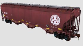 BNSF Trinity 3-Bay Covered Hopper