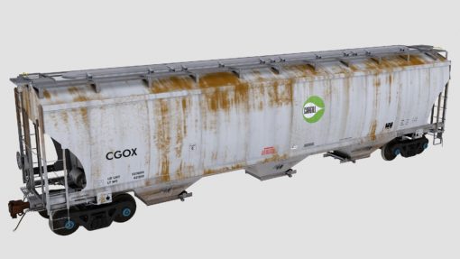 CGOX Trinity 3-Bay Covered Hopper