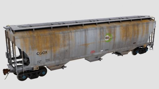 CGOX Trinity 3-Bay Covered Hopper